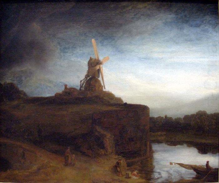 REMBRANDT Harmenszoon van Rijn The Mill, china oil painting image